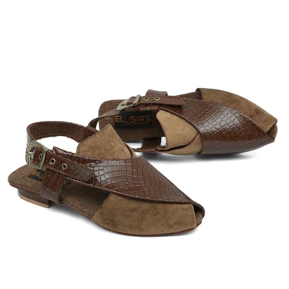 Women Peshawari-I1-Brown