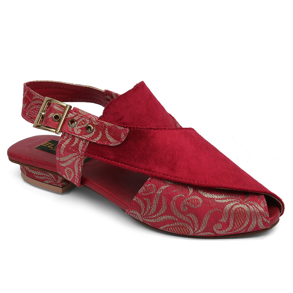 Women Peshawari-I2-Red