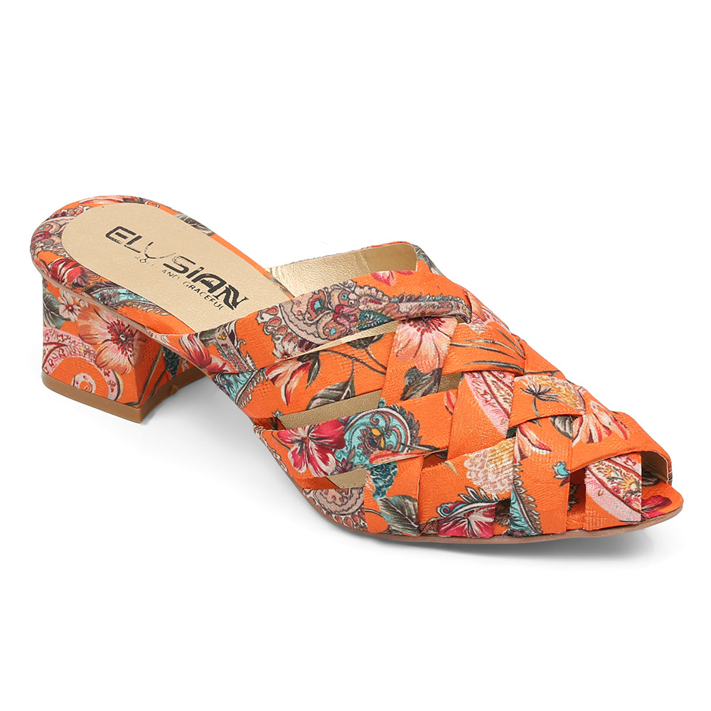 ML1-Printed Cross Mule