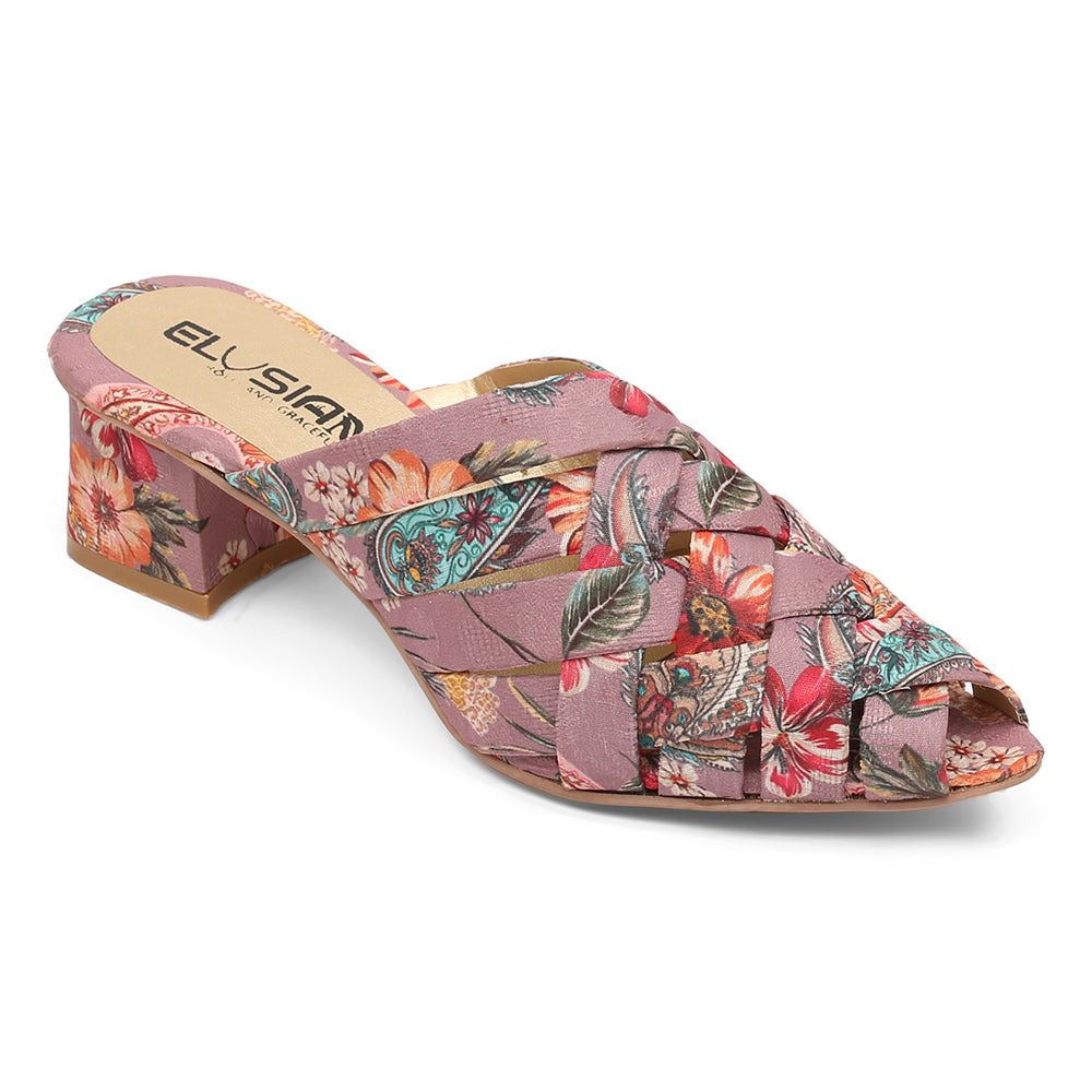 ML1-Printed Cross Mule