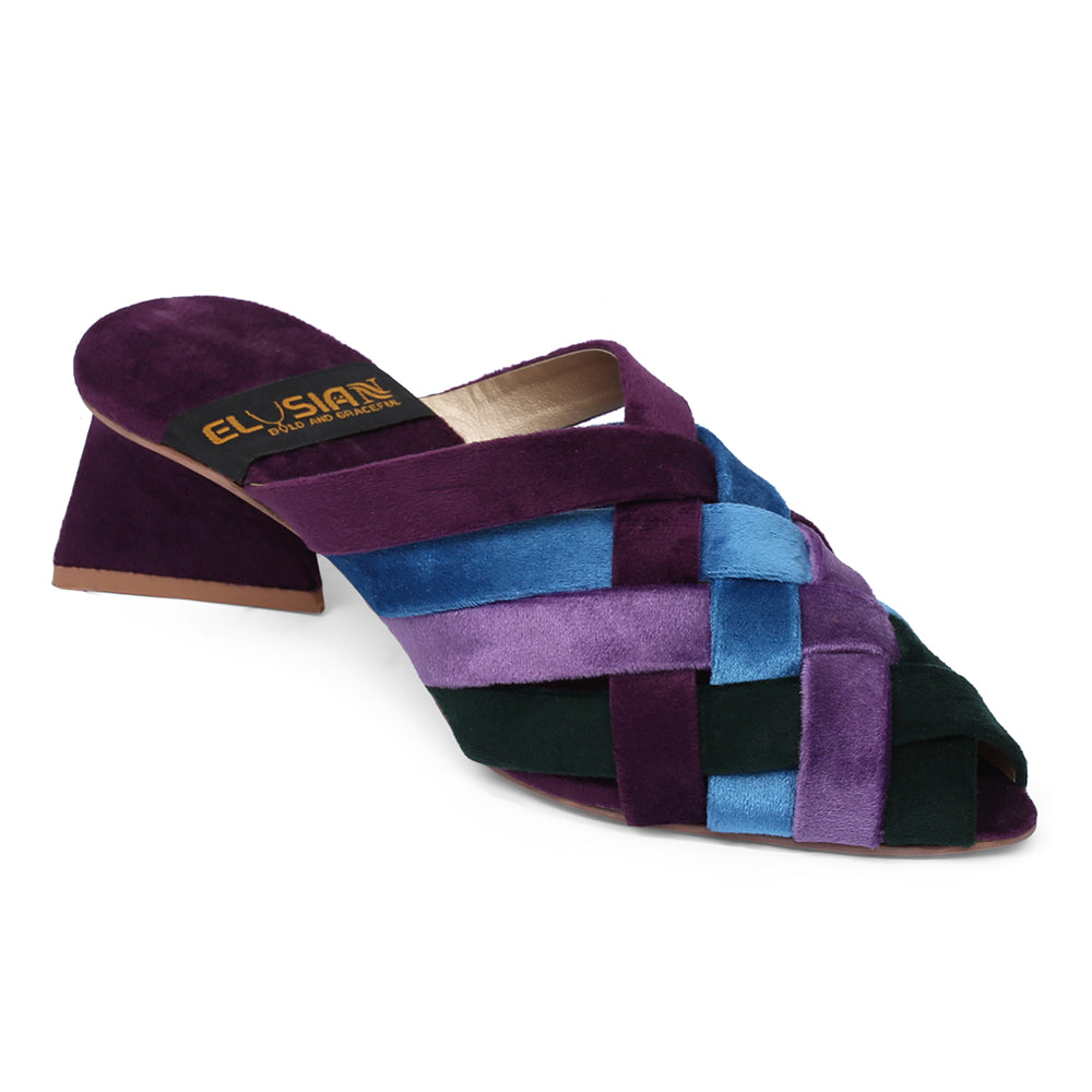 ML-G1-Multi Cross Velvet Mule