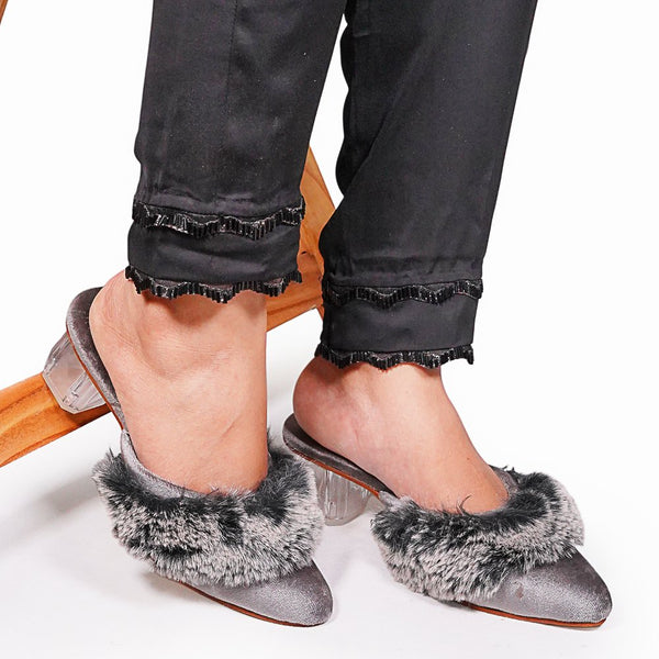 ML-IN6-Fur Mule-Gray (Heel)