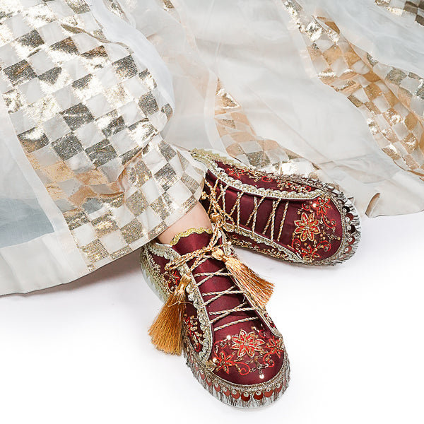 Bridal S8 - Maroon ( Make To Order )