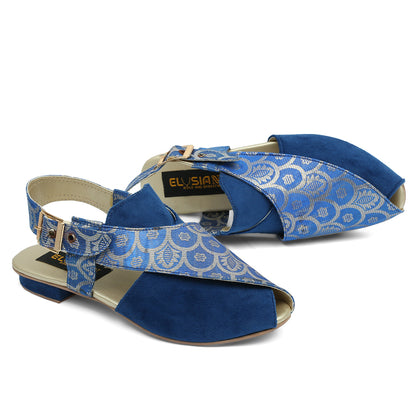 Women Peshawari-I5-Blue