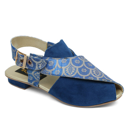 Women Peshawari-I5-Blue