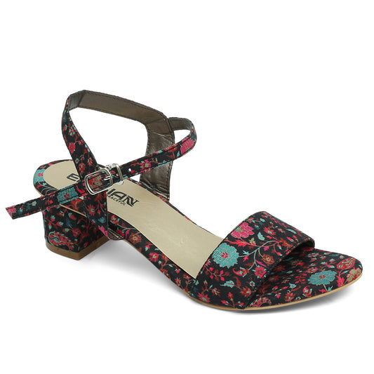 BS9-Multi Print Heel Sandal