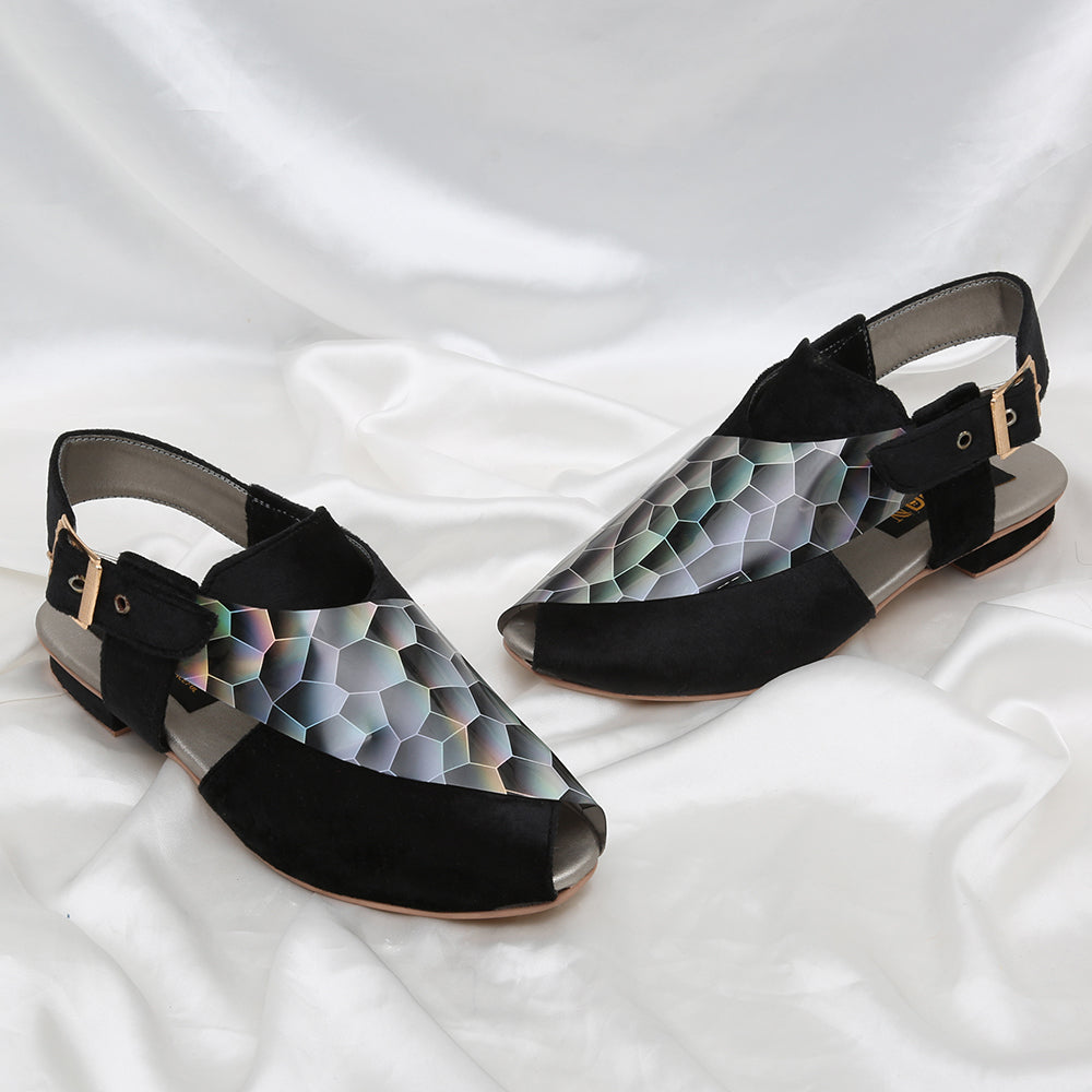 Women Peshawari-I4-Black