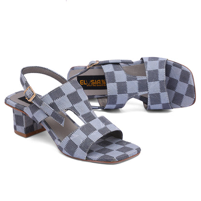 BS7-Gray Check(Heel)
