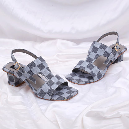 BS7-Gray Check(Heel)