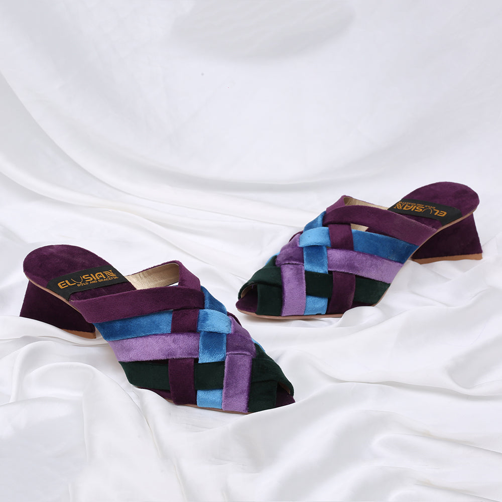 ML-G1-Multi Cross Velvet Mule
