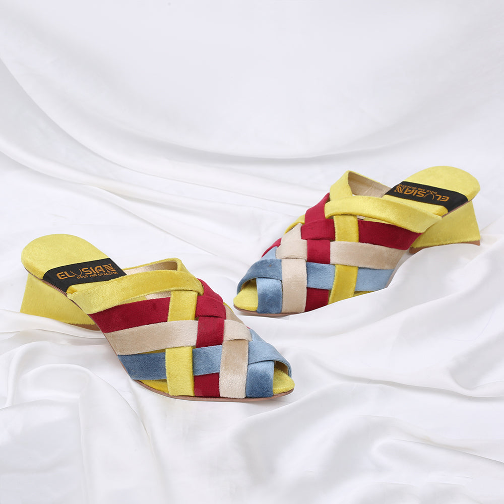 ML-G1-Multi Cross Velvet Mule