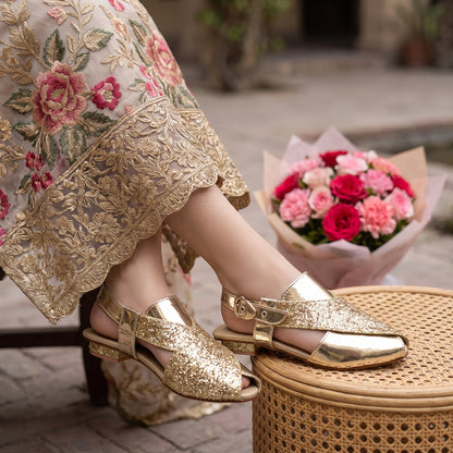 Women Peshawari-I3-Golden