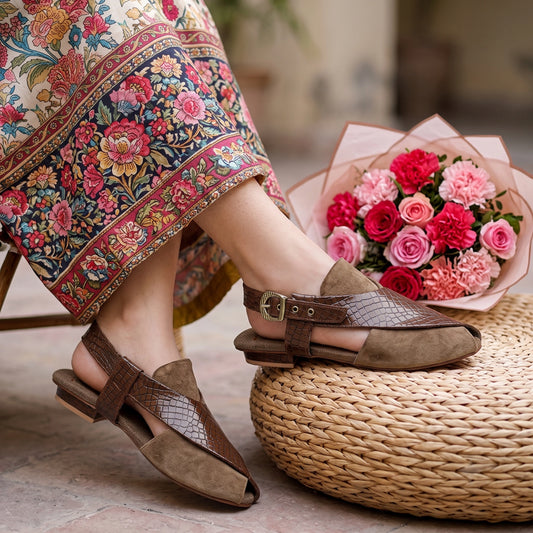 Women Peshawari-I1-Brown