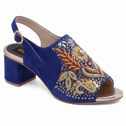 Q2-Embroidered Sandal