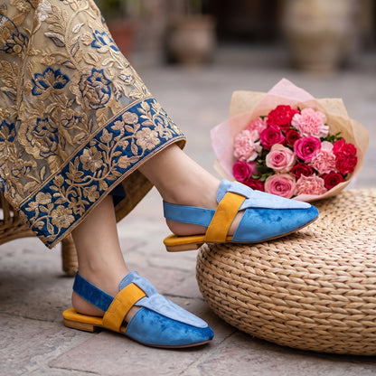 Women Peshawari-I4-Blue