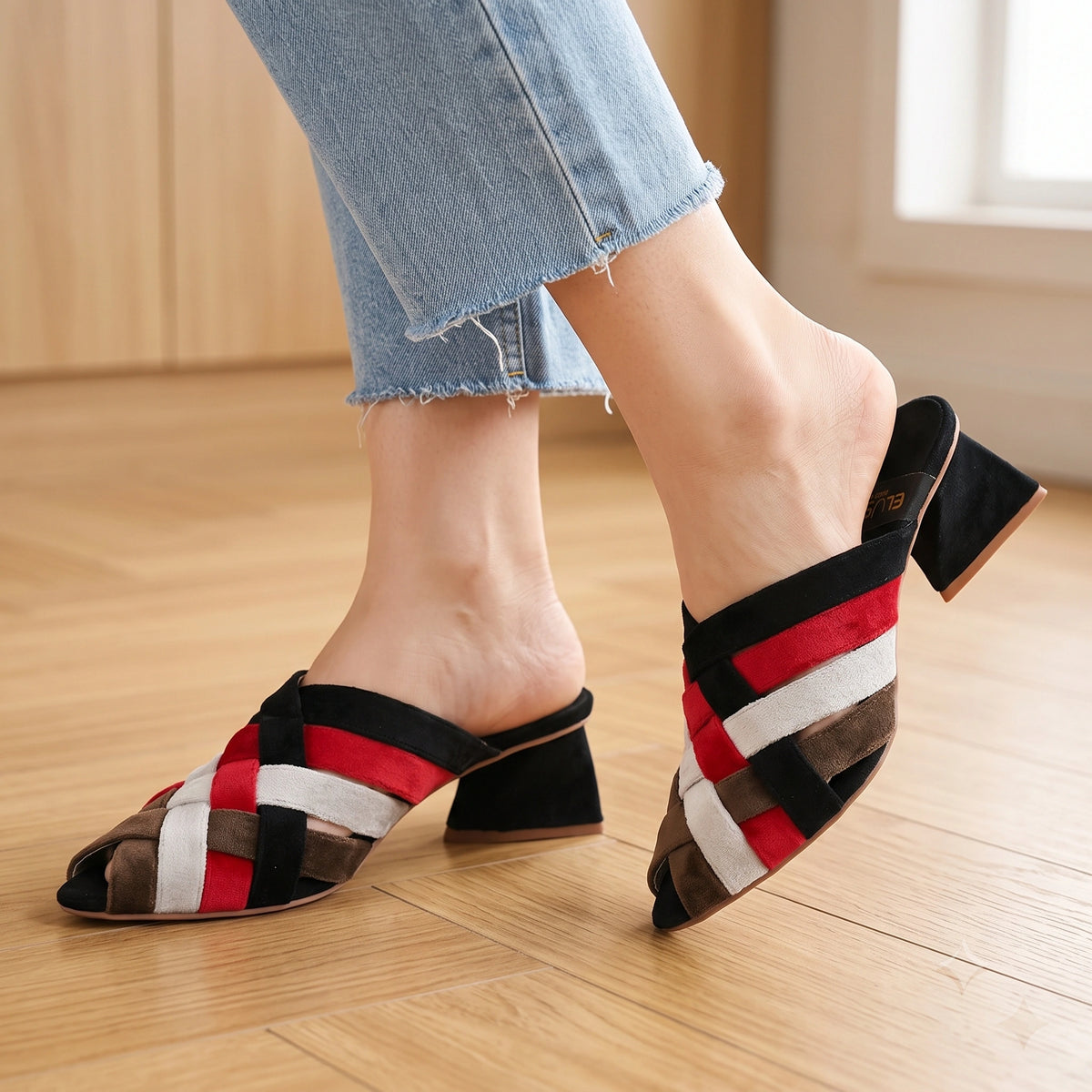 ML-G1-Multi Cross Velvet Mule
